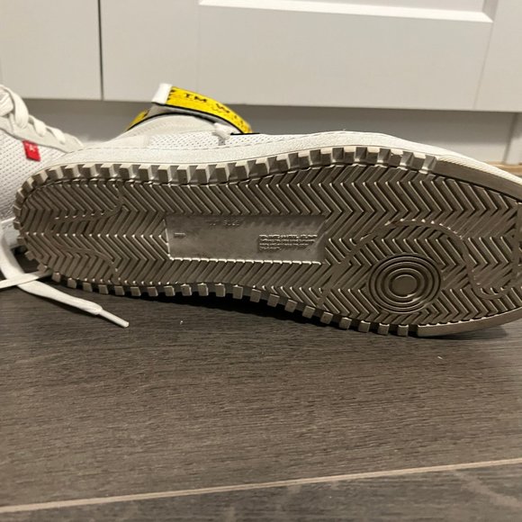 OFF-WHITE High-Top Sneakers "White" Size 10.5 - Picture 4 of 4